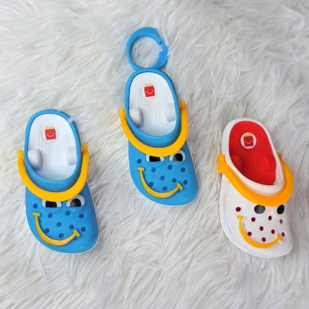 McDonald's Happy Meal Crocs Keychains Bundle (3)